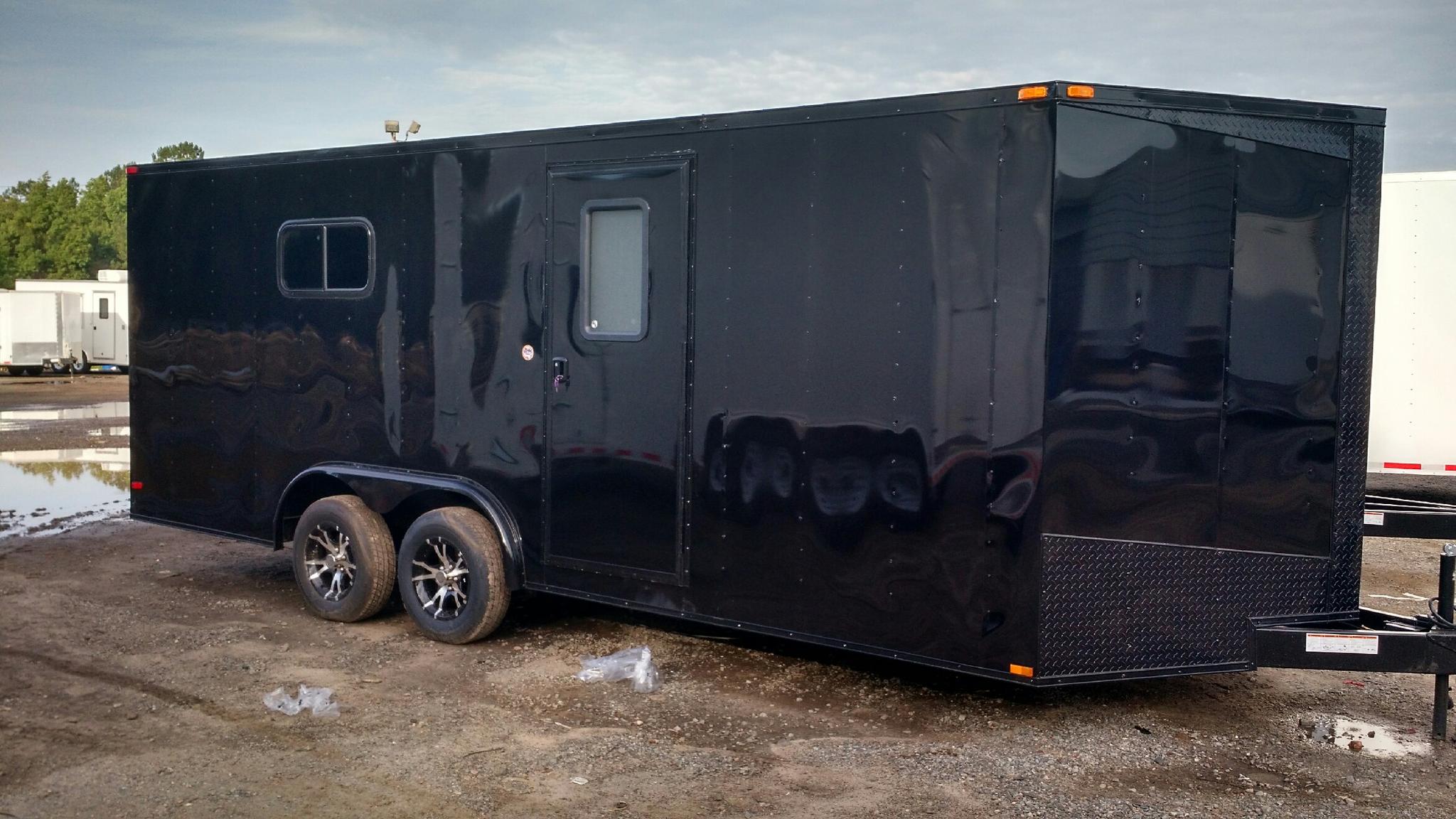 enclosed 90 inch interior anvil trailer