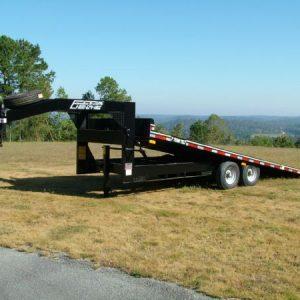 Econoline 7-Ton 102" x 21' Gooseneck Deckover Multi-Purpose Tilt Trailer