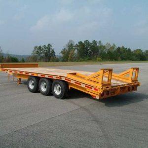 Econoline 10-Ton 102" x 20' Heavy Duty Dual-Tandem Flatbed Trailer (No Dovetail or Ramps)-Add Bed Length in Options