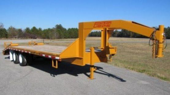 Econoline 10-Ton 102" x 25' Heavy Duty Dual-Tandem Gooseneck Dovetail Trailer