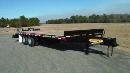 Econoline 10-Ton 102" x 25' Heavy Duty Dual-Tandem Dovetail Trailer