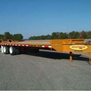 Econoline 15-Ton 102" x 25' Heavy Duty Dual-Tandem Dovetail Trailer *Air Brakes*