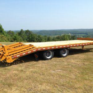 Econoline 20-Ton 102" x 25' Heavy Duty Dual-Tandem Dovetail Trailer *Air Brakes*