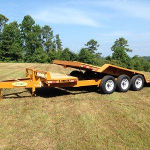 Econoline 9-Ton 81" x 23' Tri-Axle Landscape Partial Tilt Trailer