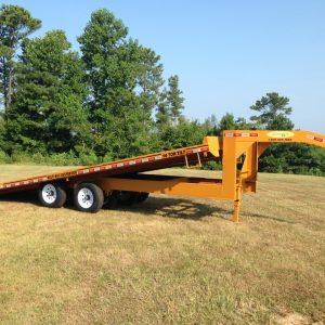 Econoline 14 Ton 102" x 25' Super-Max Suspension "Gooseneck" TILT BED Trailer (4-Independent 7k Axles) (32k GVWR)