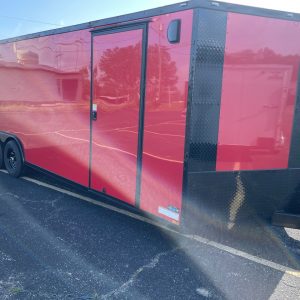 Anvil Elite 8.5' x 24' Tandem Axle Cargo Trailer (shown with optional blackout trim, extended tongue)