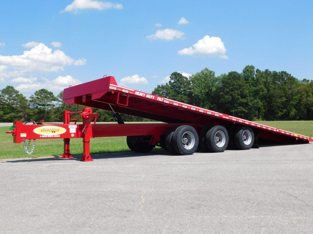 Econoline 30Ton 102" x 30' Tri Axle Tilt Bed Trailer "Air Brakes