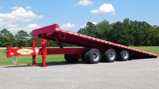 Econoline 30-Ton 102" x 30' Tri Axle Tilt or Partial Tilt Trailer "Air Brakes"