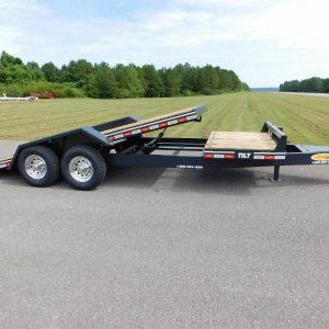 Econoline 7-Ton 81" x 21' Landscape Tilt Trailer (17' tilt + 4' Stationary Deck)