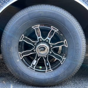 Upgrade to Alloy "Liger Dagger" Mags w/17.5" Radial Tires on 8 lug 8000 lb-Triple Axles