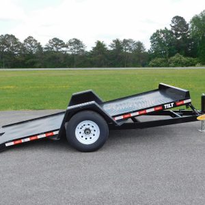 Econoline 3-Ton 81" x 14' Scissor Lift/All Purpose Tilt Trailer